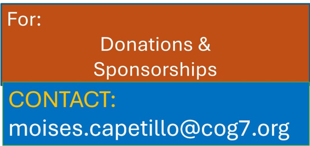 Event in McAllen, TX, from December 22-27. Contact for donations and sponsorships via provided email.